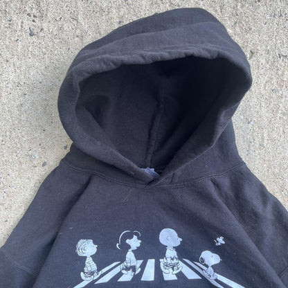Vintage Black Peanuts x Abbey Road Hoodie (L)