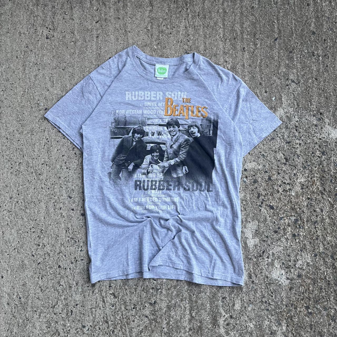 Vintage 2008 Grey The Beatles T-Shirt (M)