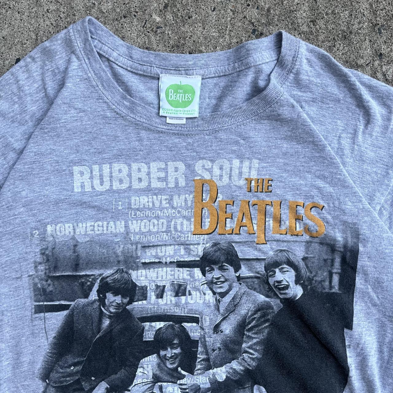 Vintage 2008 Grey The Beatles T-Shirt (M)