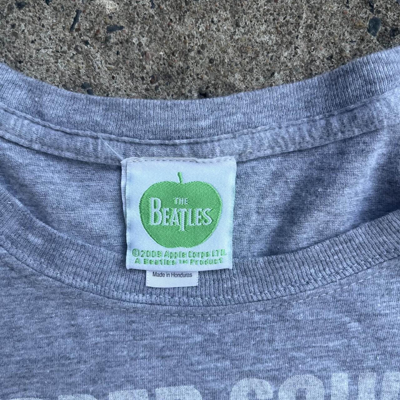 Vintage 2008 Grey The Beatles T-Shirt (M)