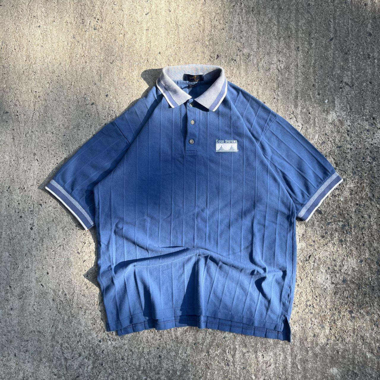 Vintage 90s Cisco Systems Branded Polo Shirt (L)